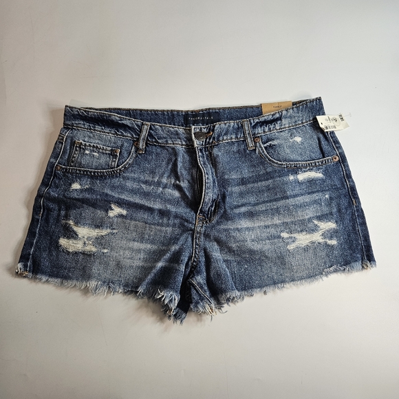 Aerpostale TOMBOY Distressed Shorts Women 14 - Picture 1 of 2
